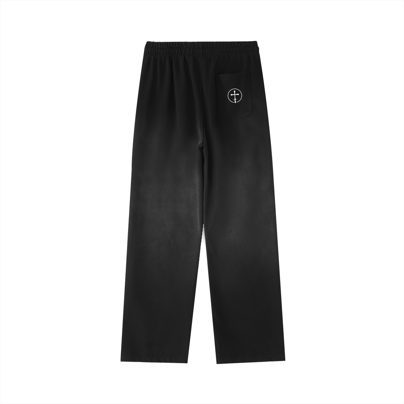 Washed Straight-Leg Logo Sweatpants