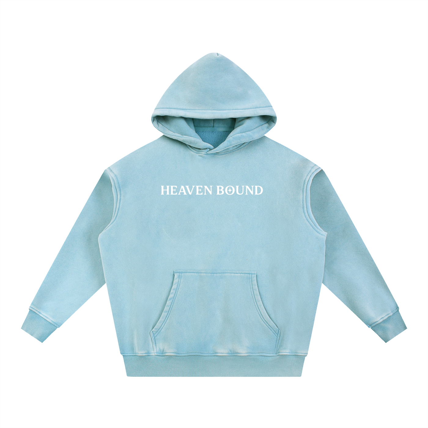 Washed Fearless in Faith Fleece Hoodie