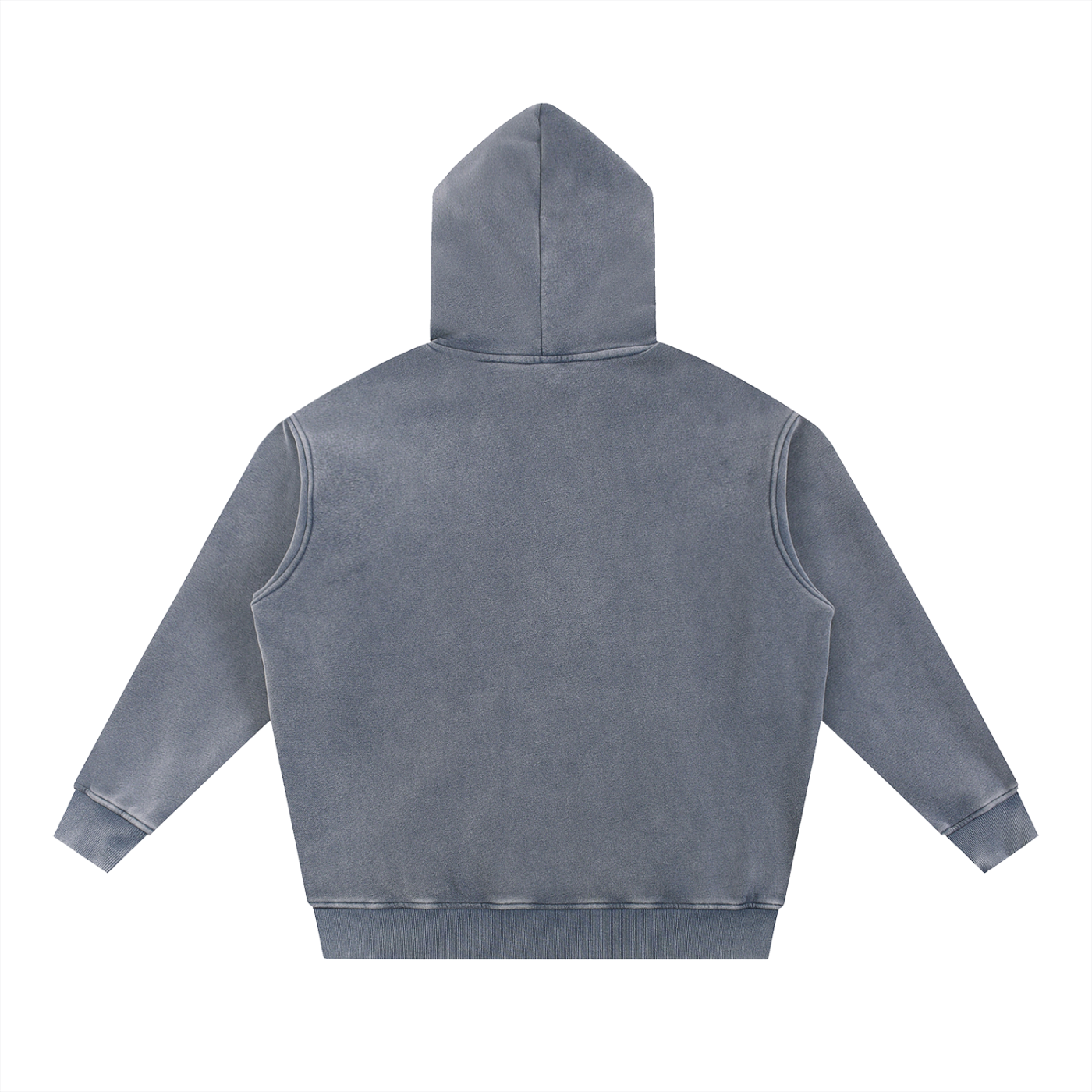Washed Graphic Back Fleece Hoodie