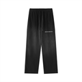 Washed Straight-Leg Logo Sweatpants