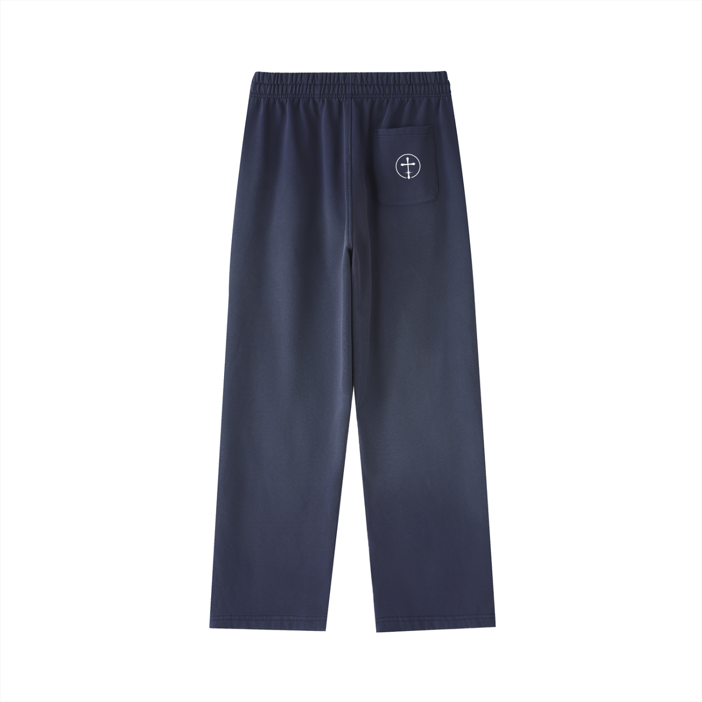 Washed Straight-Leg Logo Sweatpants