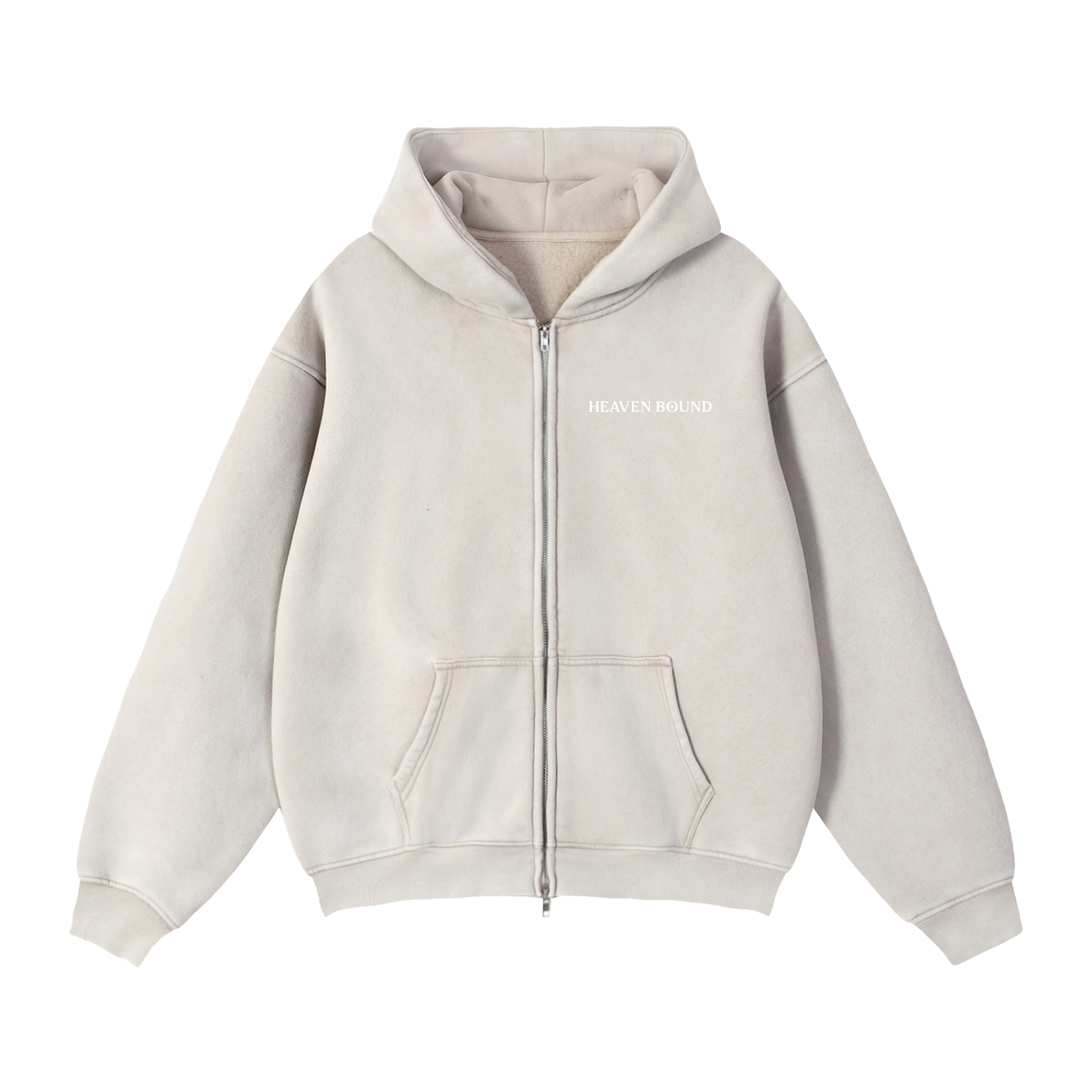 Washed Heaven Bound Star Zip-up