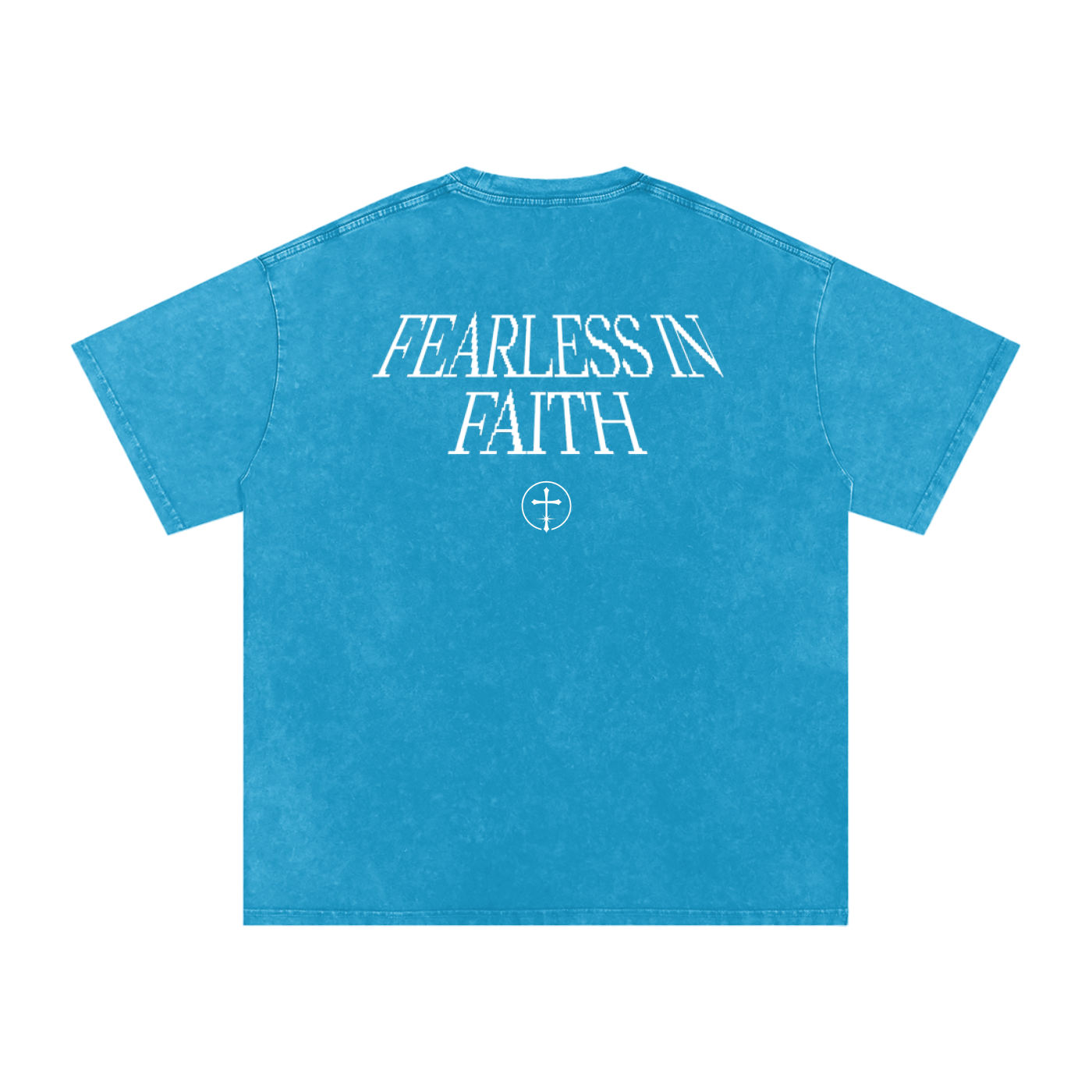 Washed Fearless in Faith Cotton Tee