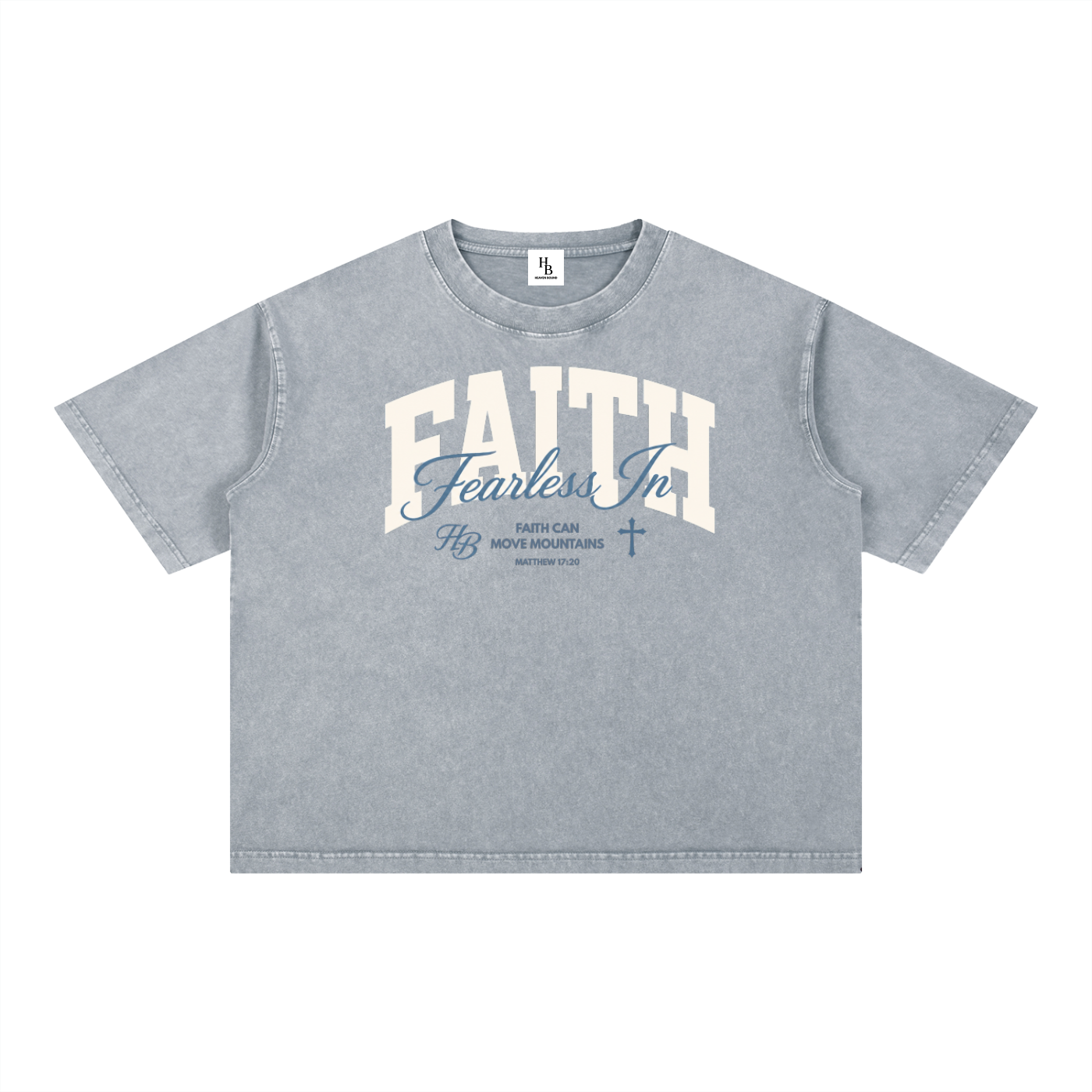 Fearless in Faith College Style Tee