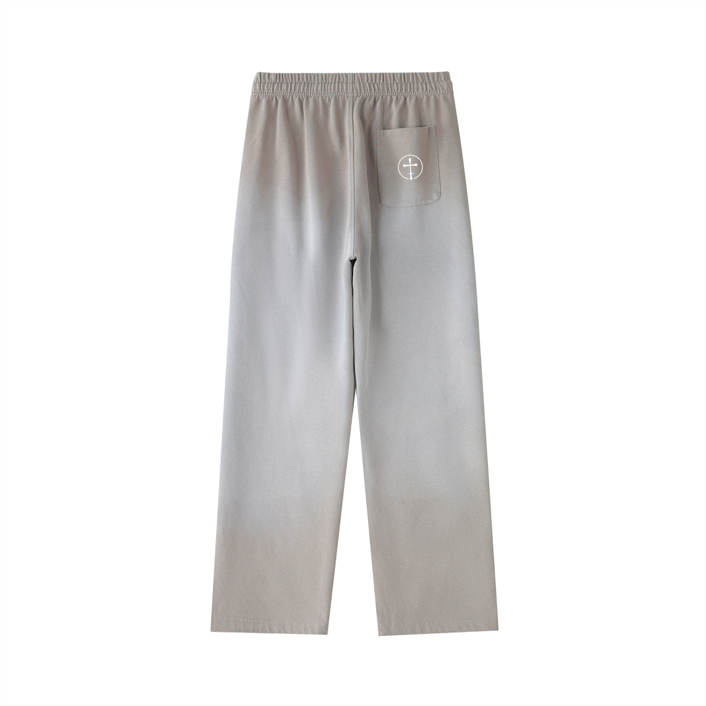 Washed Straight-Leg Logo Sweatpants