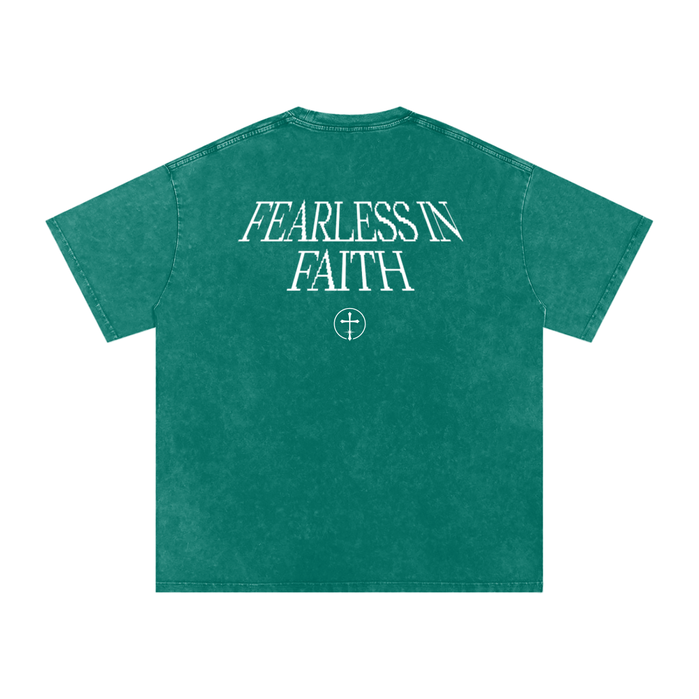 Washed Fearless in Faith Cotton Tee