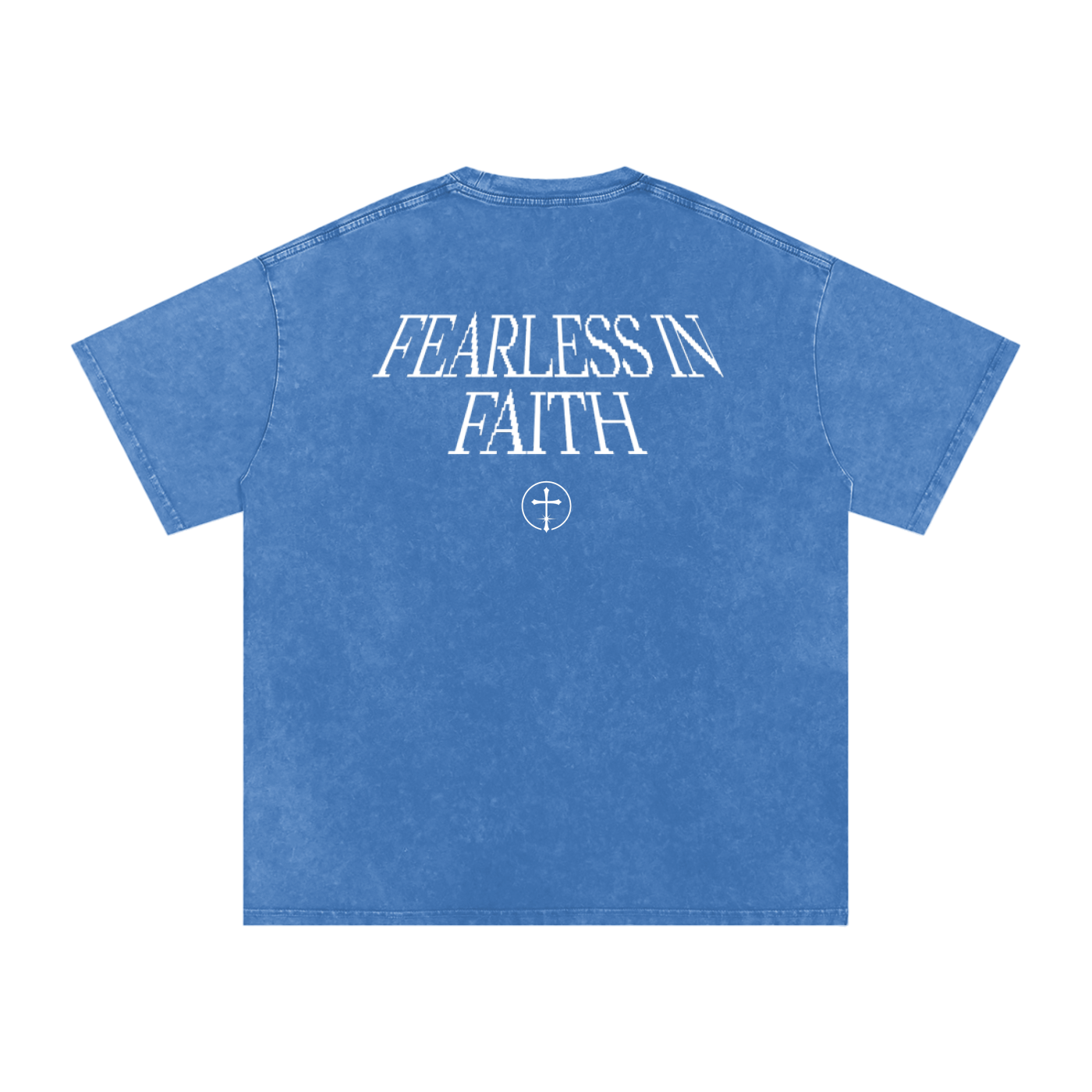 Washed Fearless in Faith Cotton Tee