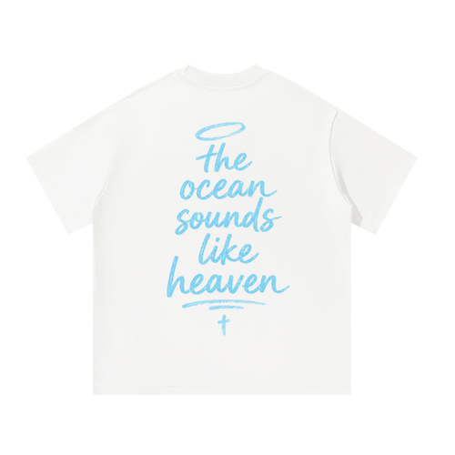 Oversized Ocean Sounds Like Heaven Tee