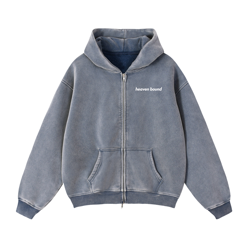 Washed Star Zip-Up