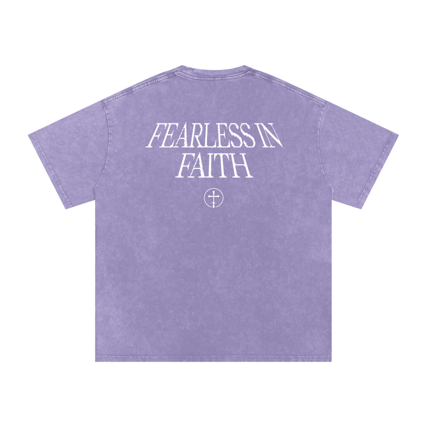 Washed Fearless in Faith Cotton Tee