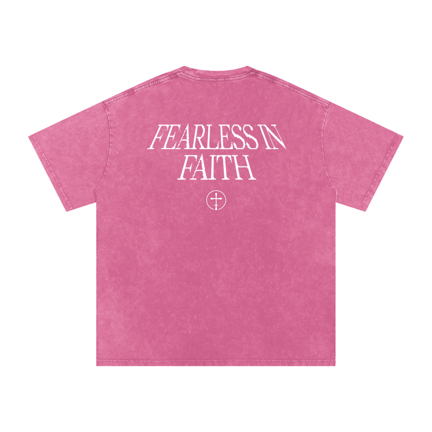 Washed Fearless in Faith Cotton Tee
