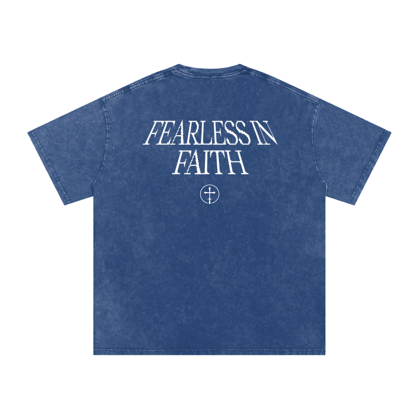 Washed Fearless in Faith Cotton Tee