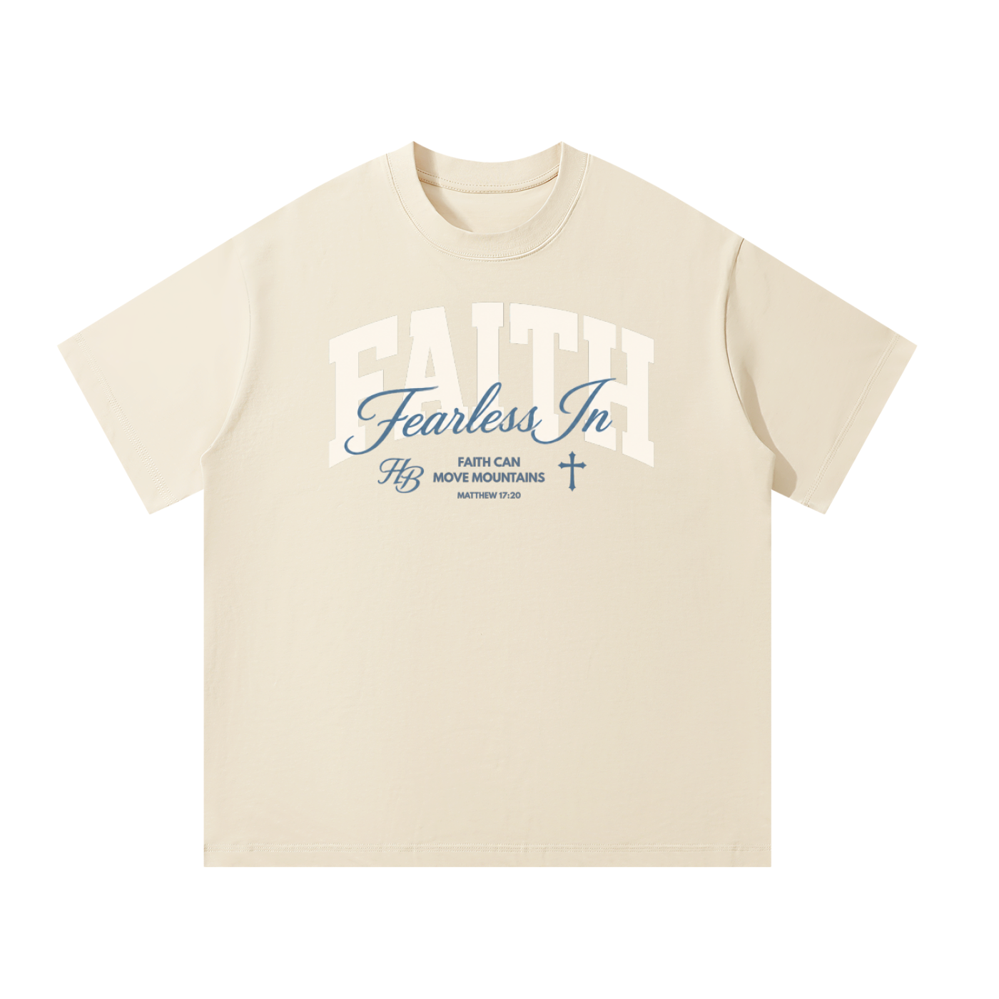 Oversized Fearless in Faith Tee