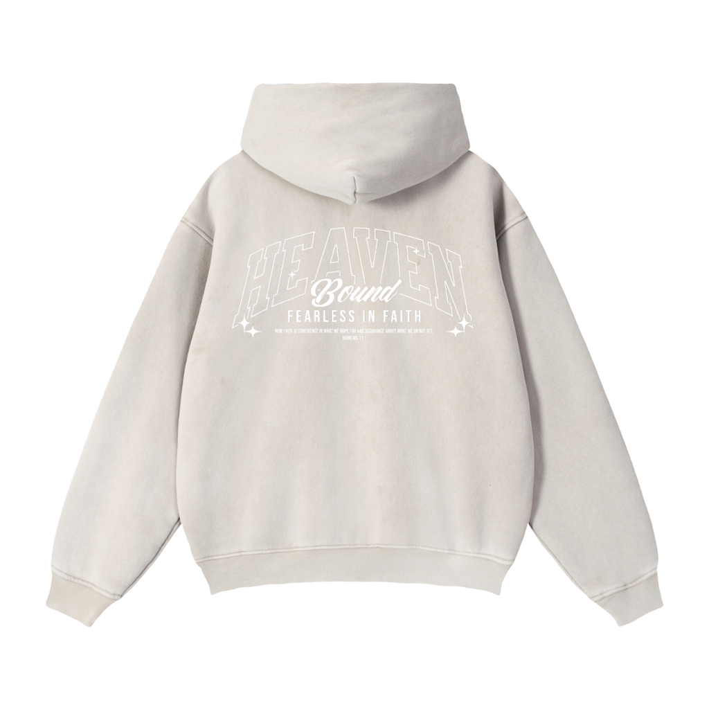 Washed Heaven Bound Star Zip-up