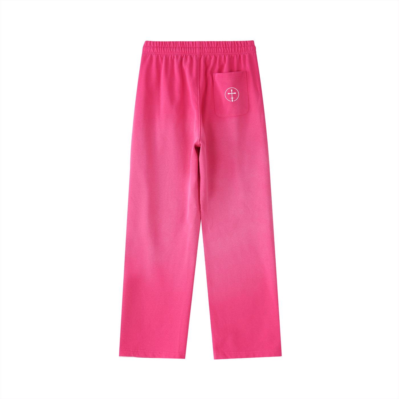 Washed Straight-Leg Logo Sweatpants